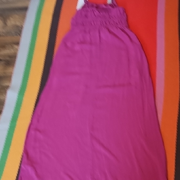 Time And Tru VGC Stylish Hot Pink Maxi Dress XS(0-2). - Picture 5 of 9